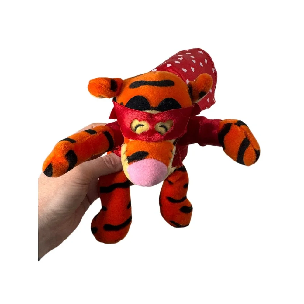 Disney Masked Tigger Super Lover Tigger Winnie‎ The Pooh Red Hearts Cape